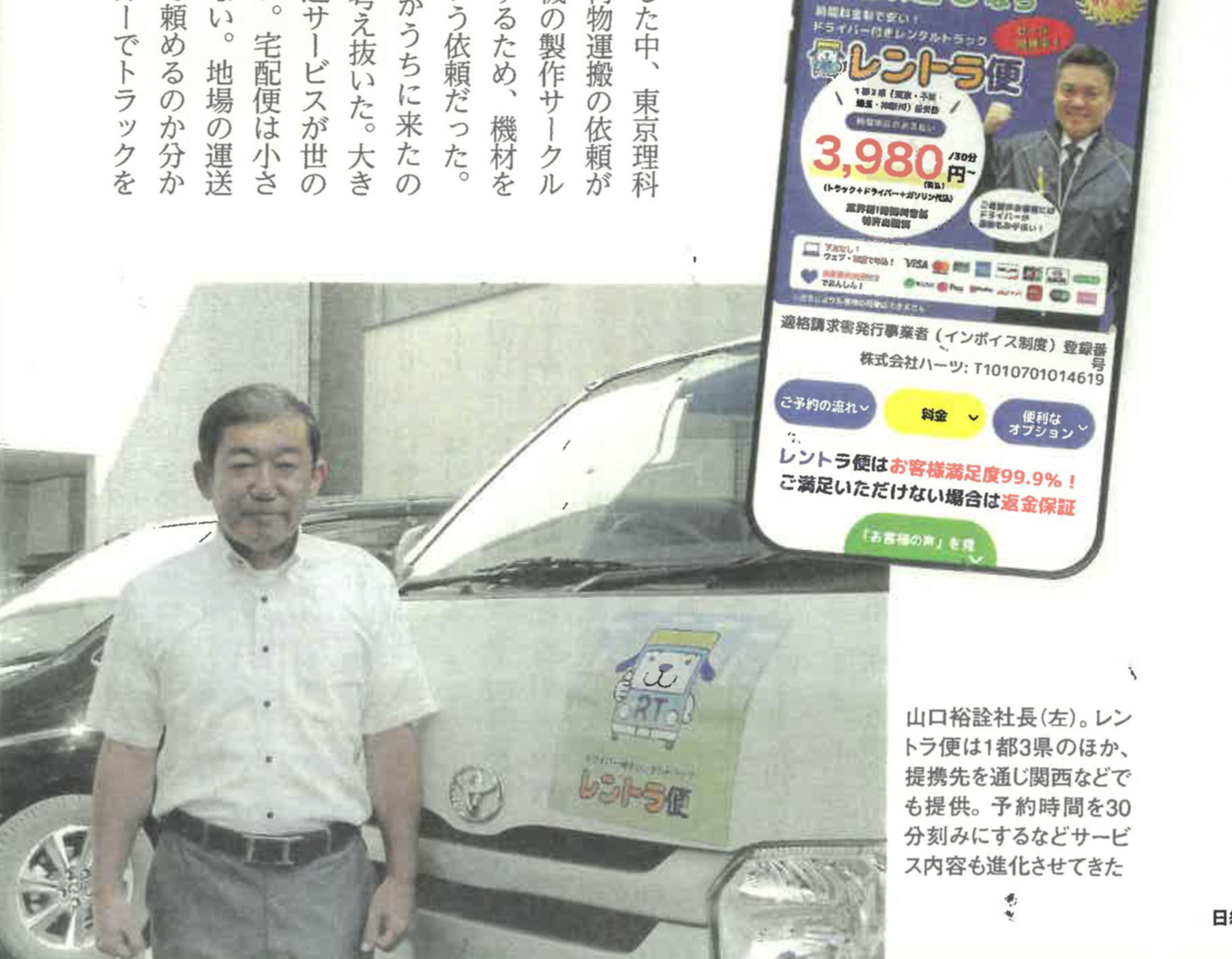 レントラ便が「日経トップリーダー」に掲載されました。